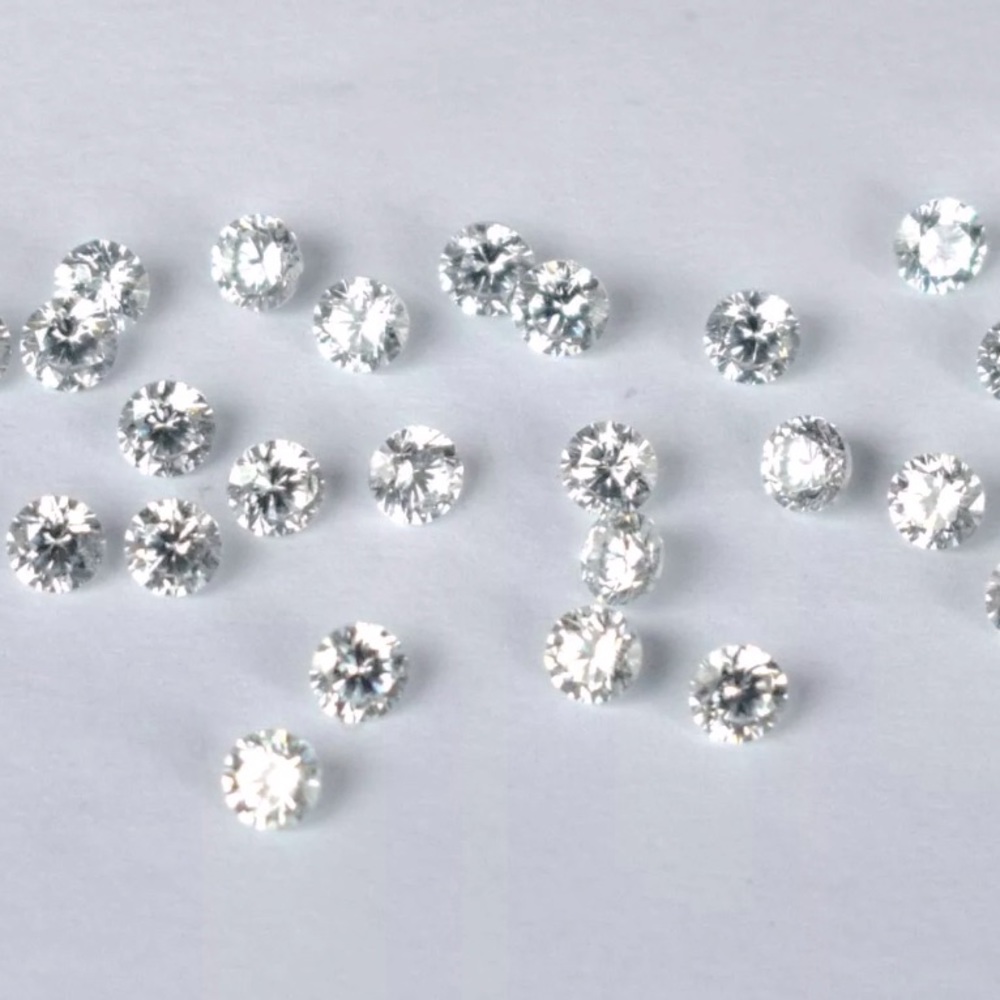 Prime Diamond Alternative ✨ 1 CTW AAA+ Natural Loose White Sapphires - Picture 1 of 9